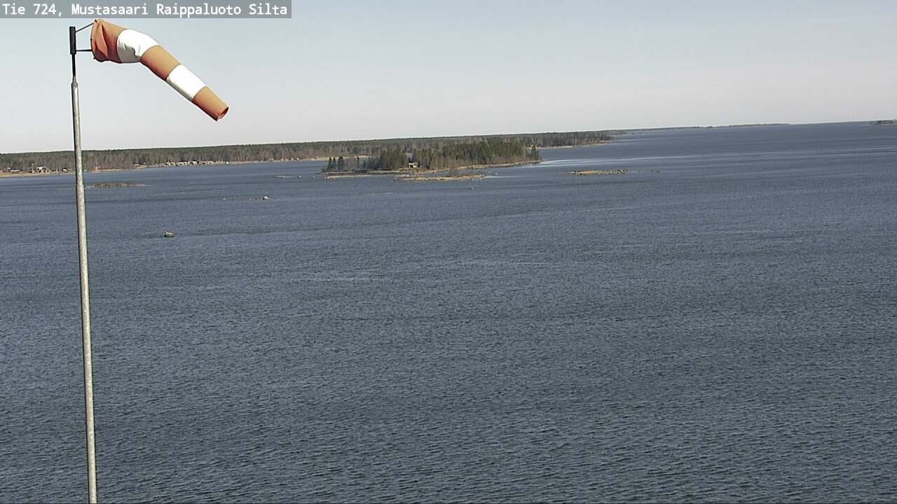 Weather Camera Image Väg 724 Korsholm, Replot, bro, Mustasaari, Pohjanmaa