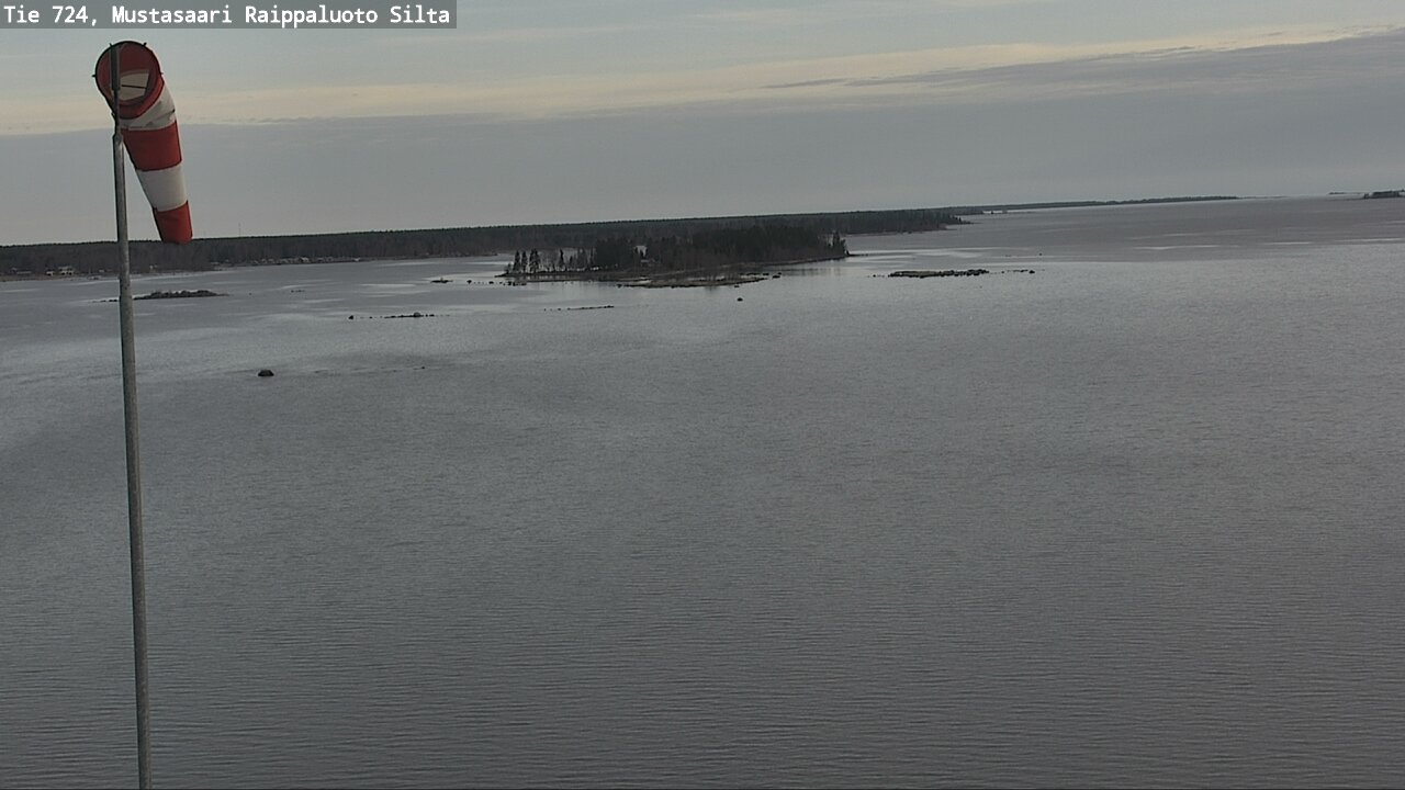 Weather Camera Image Road 724 Mustasaari, Raippaluoto, bridge, Mustasaari, Pohjanmaa