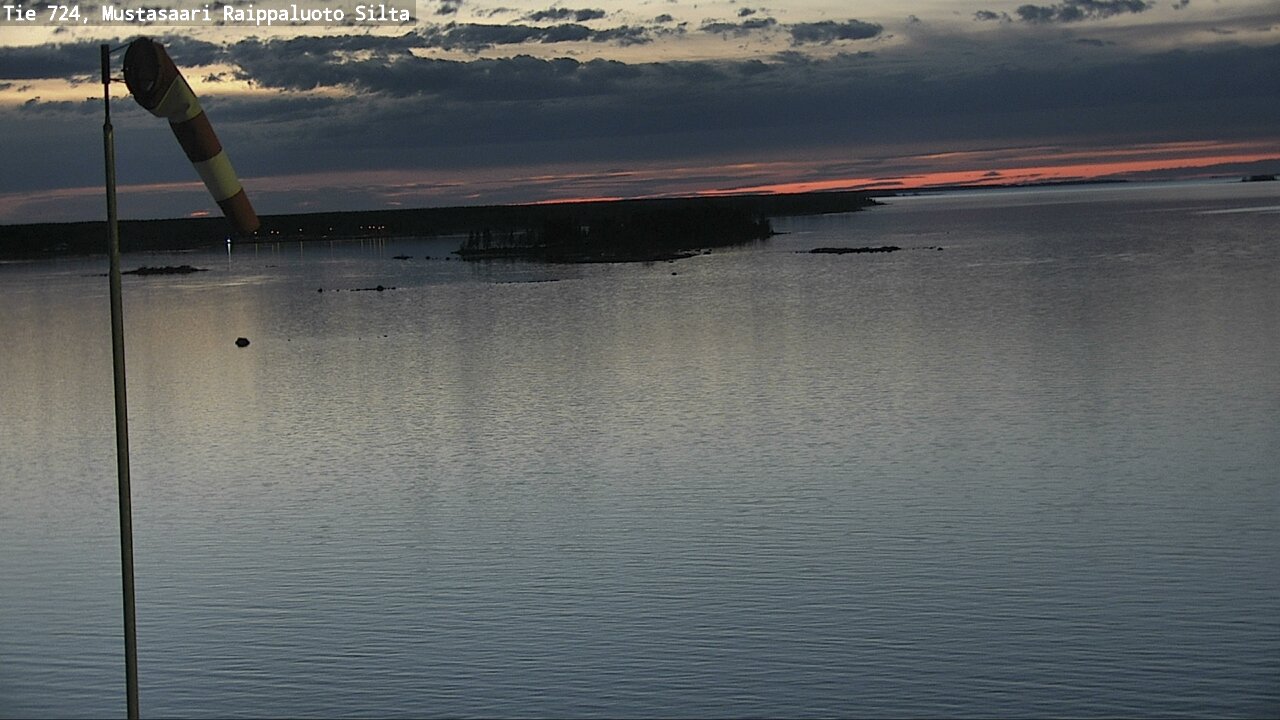 Weather Camera Image Väg 724 Korsholm, Replot, bro, Mustasaari, Pohjanmaa