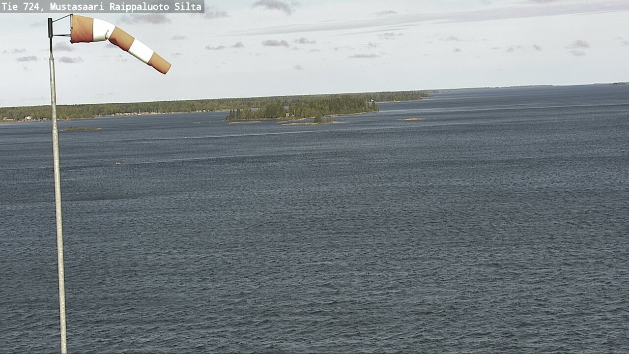 Weather Camera Image Väg 724 Korsholm, Replot, bro, Mustasaari, Pohjanmaa