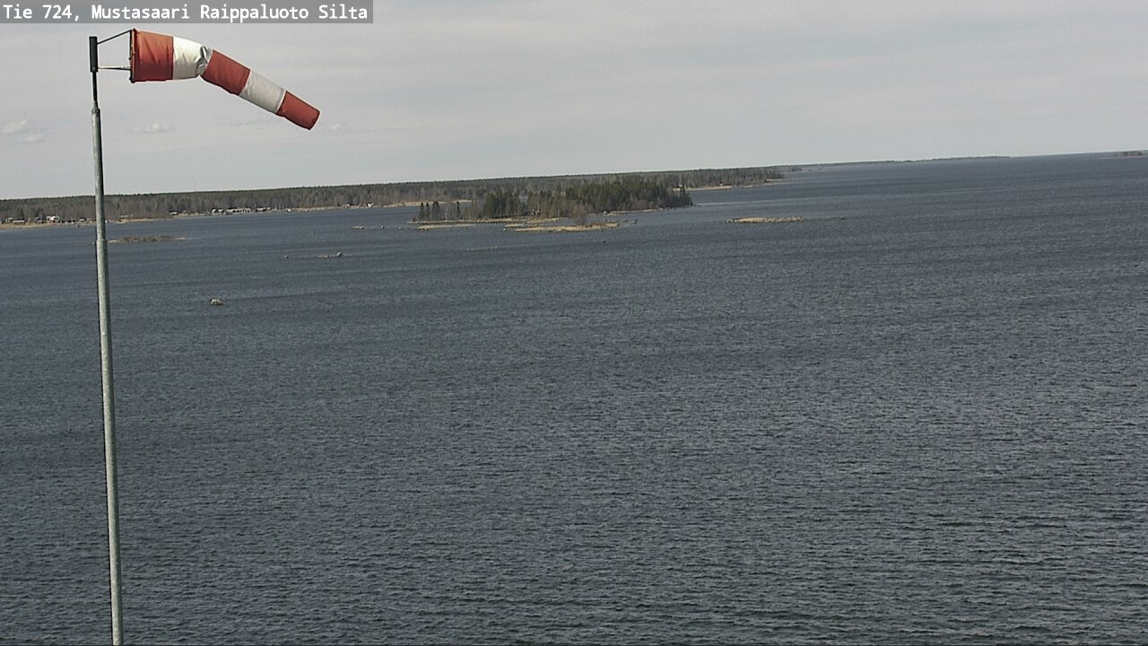 Weather Camera Image Väg 724 Korsholm, Replot, bro, Mustasaari, Pohjanmaa