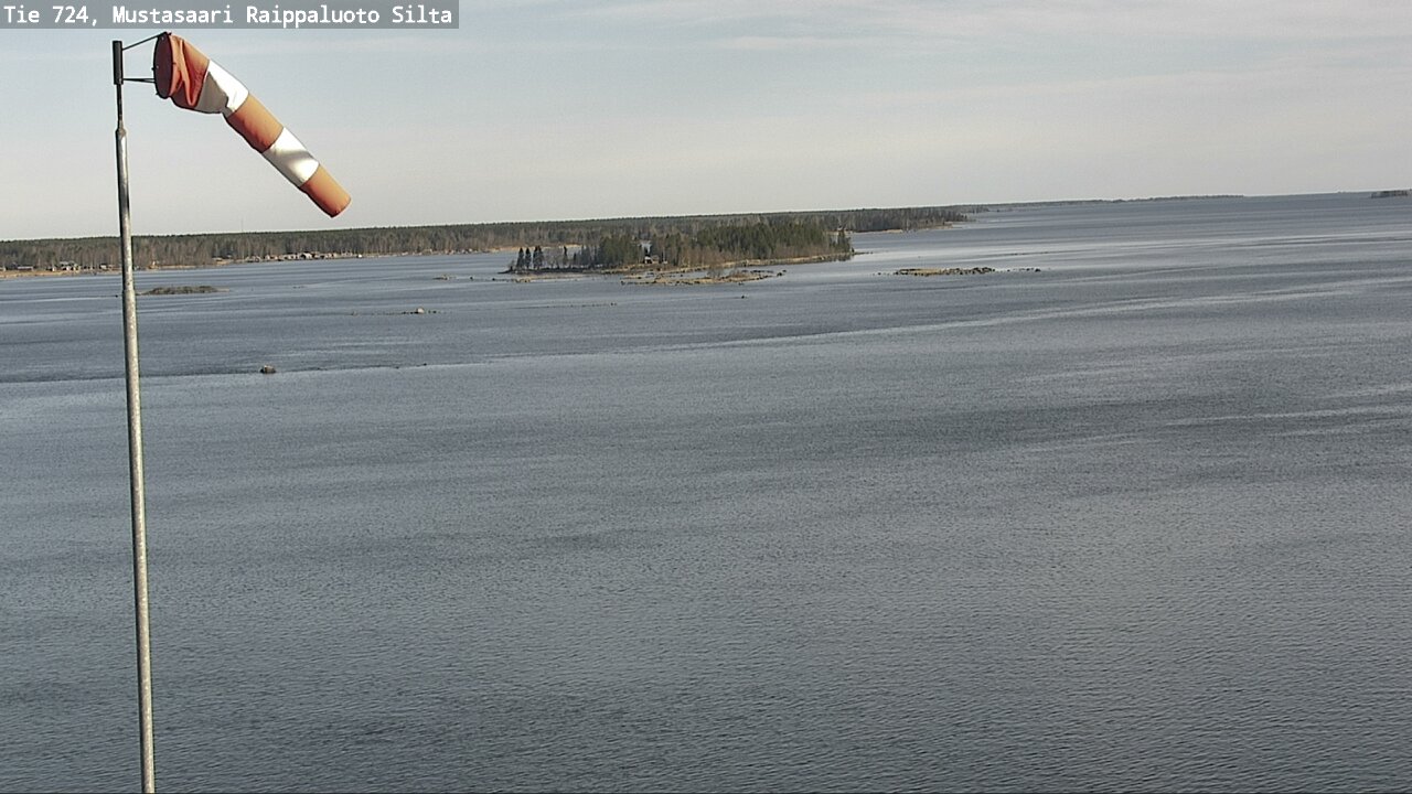 Weather Camera Image Väg 724 Korsholm, Replot, bro, Mustasaari, Pohjanmaa