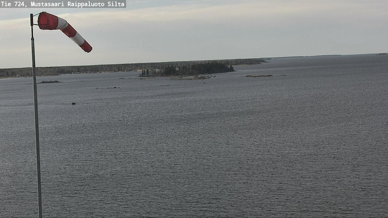 Weather Camera Image Väg 724 Korsholm, Replot, bro, Mustasaari, Pohjanmaa