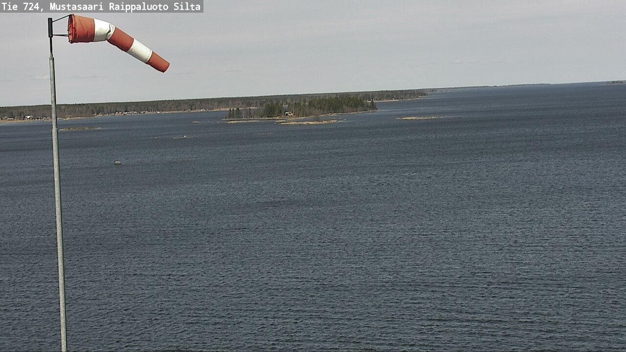 Weather Camera Image Väg 724 Korsholm, Replot, bro, Mustasaari, Pohjanmaa