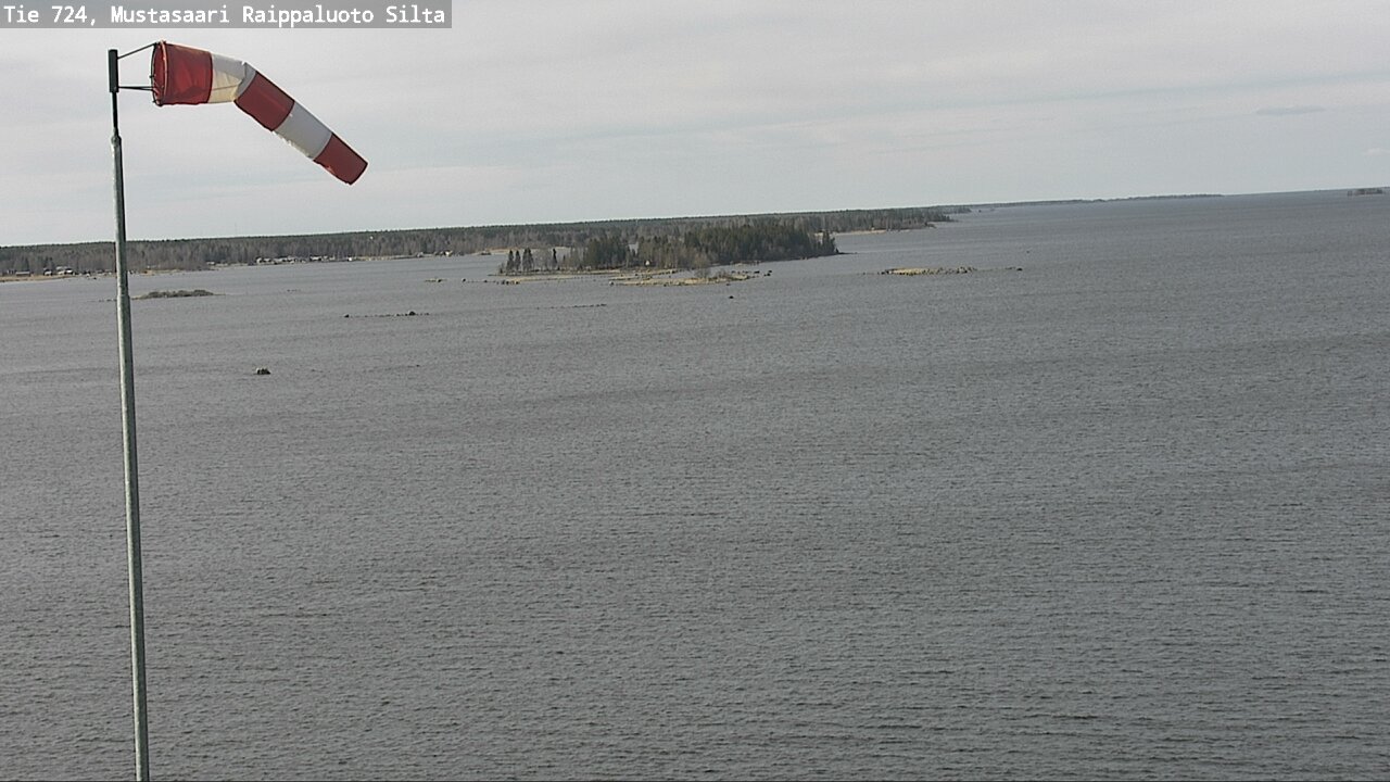 Weather Camera Image Väg 724 Korsholm, Replot, bro, Mustasaari, Pohjanmaa