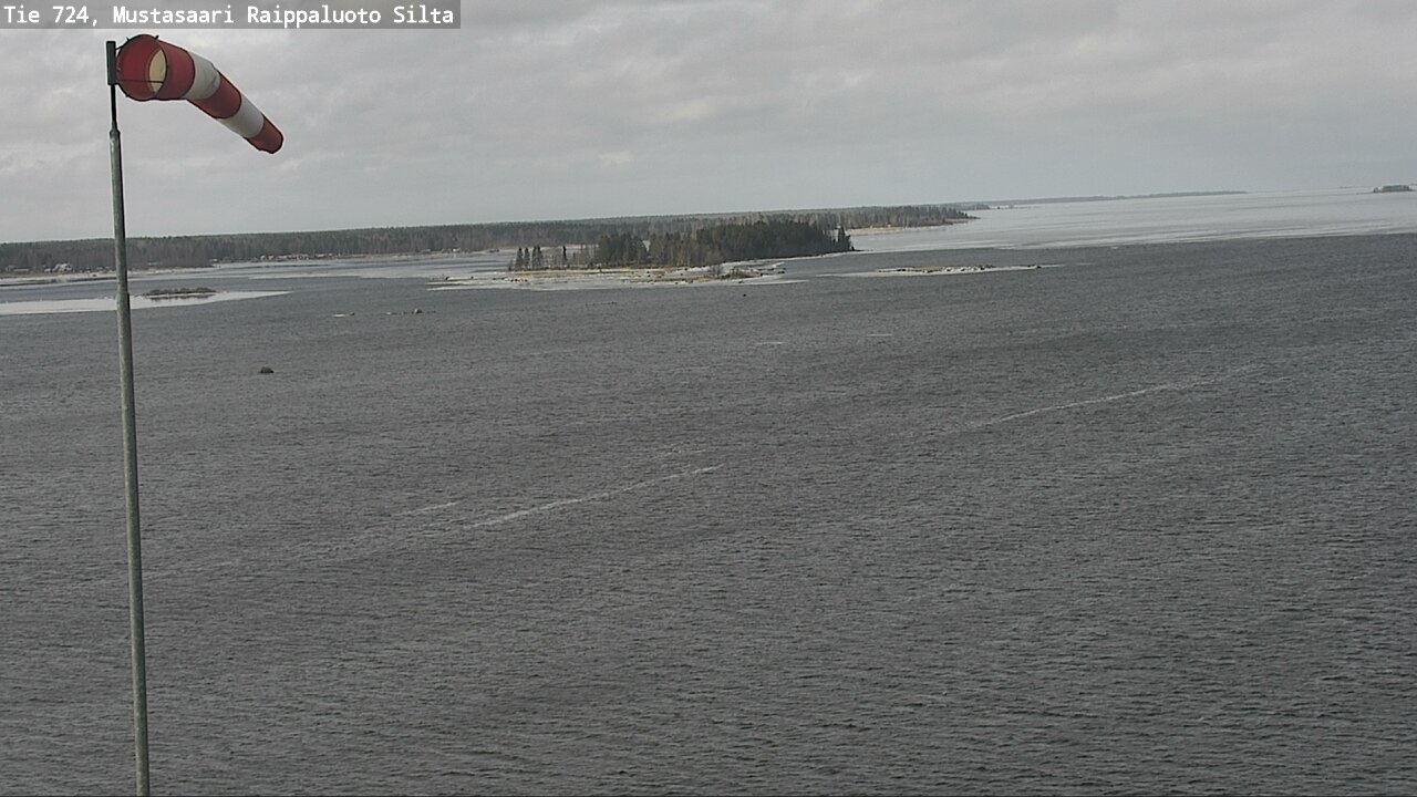 Weather Camera Image Road 724 Mustasaari, Raippaluoto, bridge, Mustasaari, Pohjanmaa