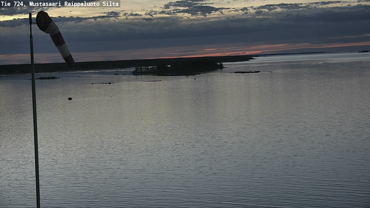 Weather Camera Image Väg 724 Korsholm, Replot, bro, Mustasaari, Pohjanmaa