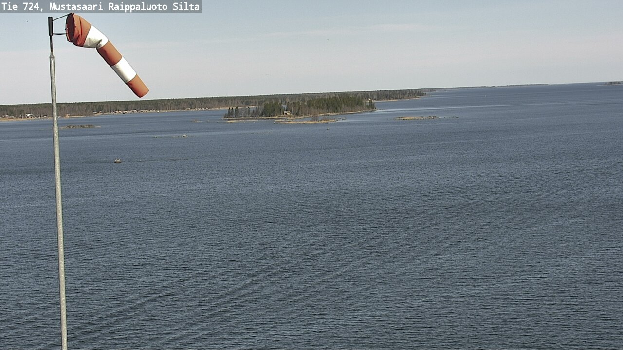 Weather Camera Image Väg 724 Korsholm, Replot, bro, Mustasaari, Pohjanmaa