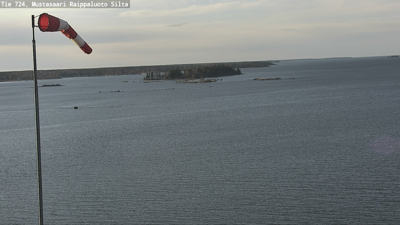 Weather Camera Image Väg 724 Korsholm, Replot, bro, Mustasaari, Pohjanmaa