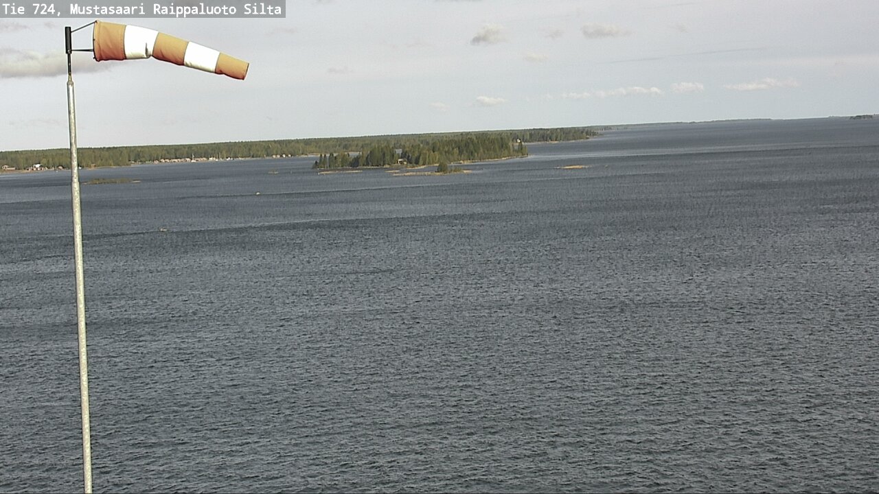 Weather Camera Image Väg 724 Korsholm, Replot, bro, Mustasaari, Pohjanmaa