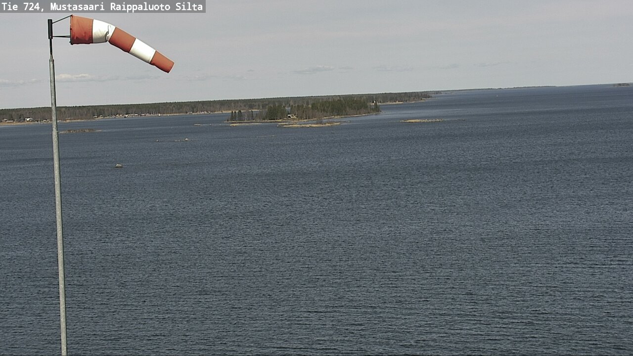 Weather Camera Image Väg 724 Korsholm, Replot, bro, Mustasaari, Pohjanmaa