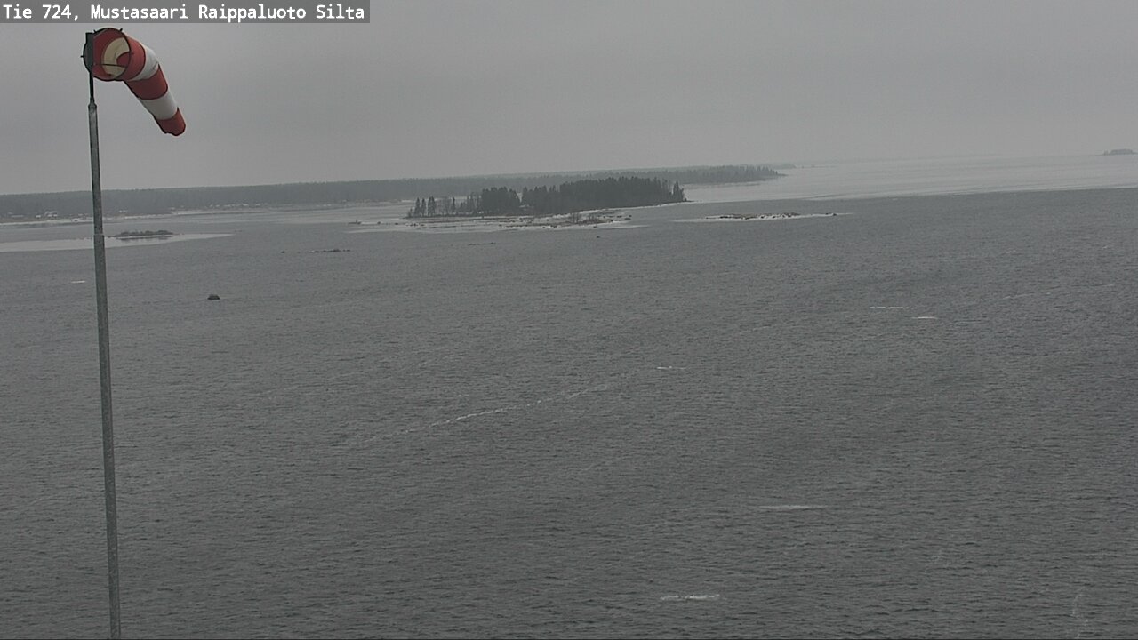 Weather Camera Image Road 724 Mustasaari, Raippaluoto, bridge, Mustasaari, Pohjanmaa