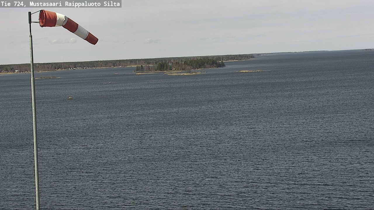 Weather Camera Image Väg 724 Korsholm, Replot, bro, Mustasaari, Pohjanmaa
