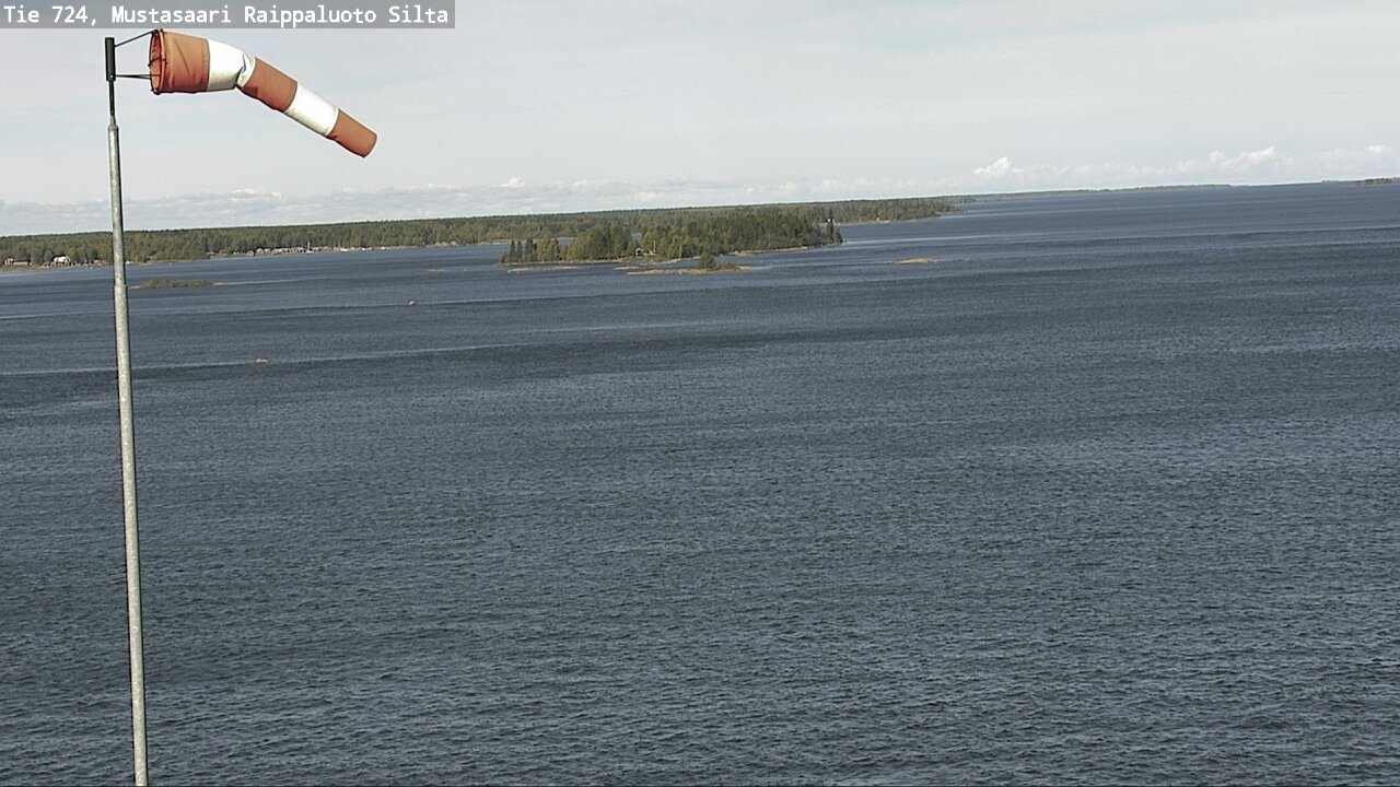 Weather Camera Image Väg 724 Korsholm, Replot, bro, Mustasaari, Pohjanmaa