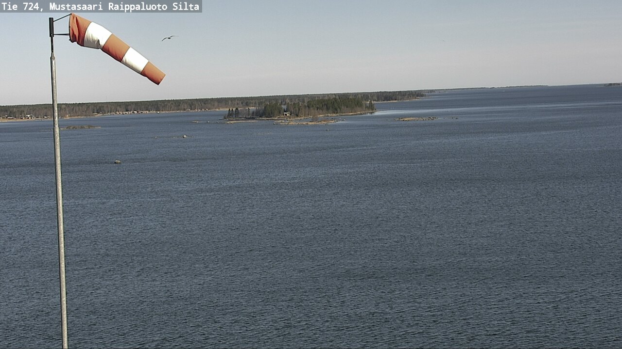 Weather Camera Image Väg 724 Korsholm, Replot, bro, Mustasaari, Pohjanmaa