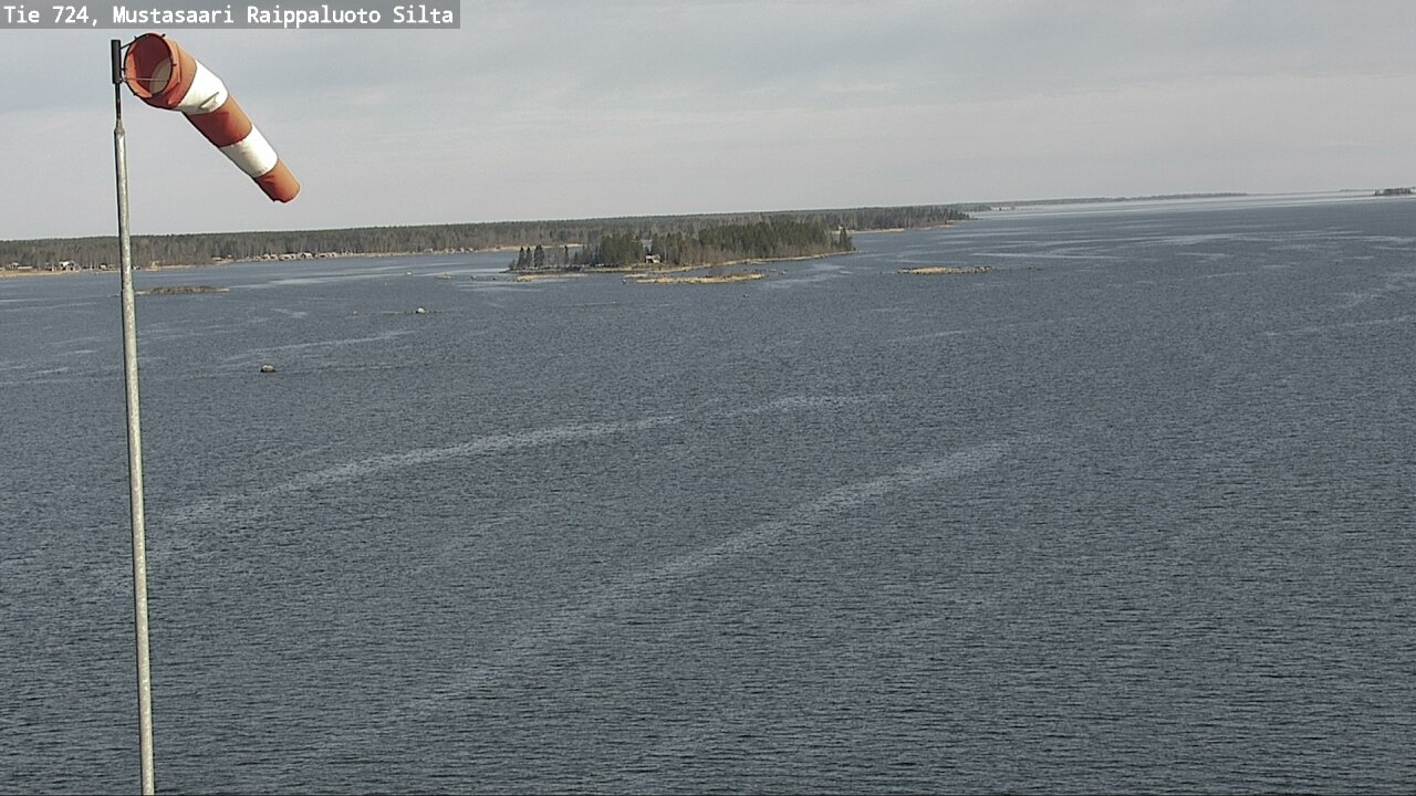 Weather Camera Image Road 724 Mustasaari, Raippaluoto, bridge, Mustasaari, Pohjanmaa
