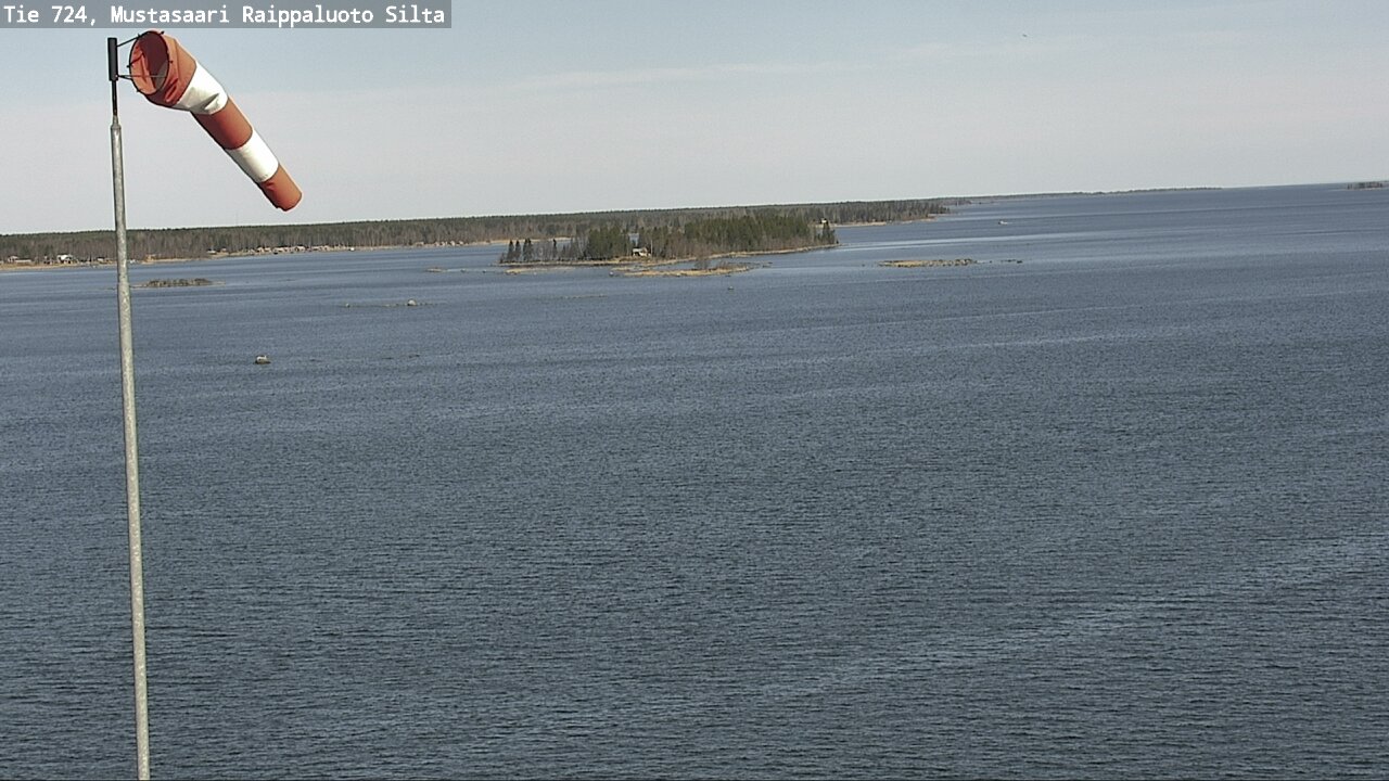 Weather Camera Image Väg 724 Korsholm, Replot, bro, Mustasaari, Pohjanmaa