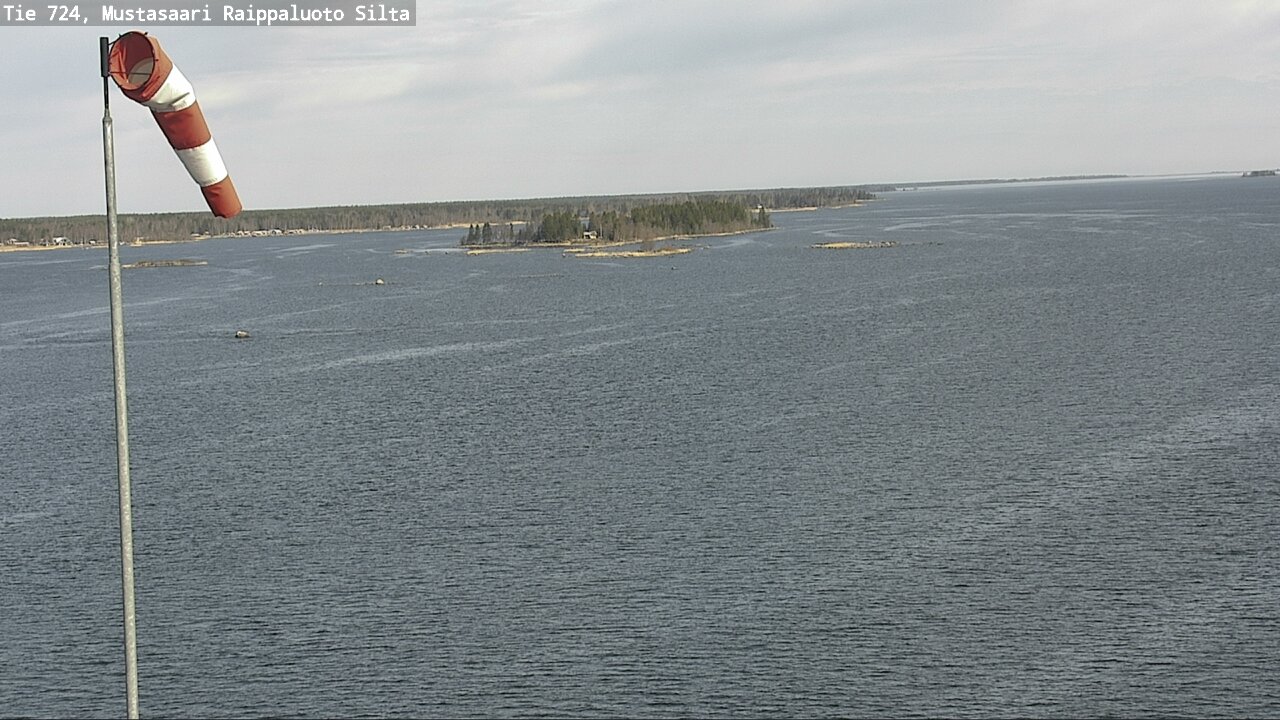 Weather Camera Image Road 724 Mustasaari, Raippaluoto, bridge, Mustasaari, Pohjanmaa