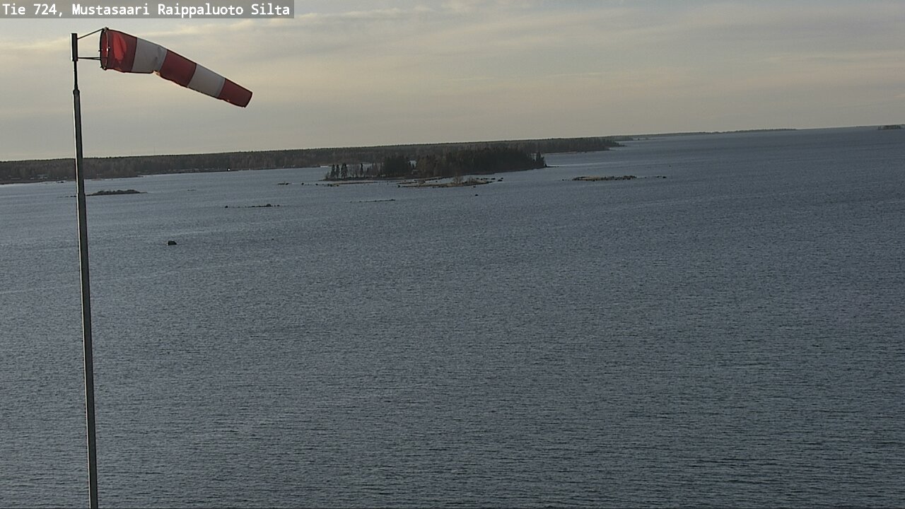 Weather Camera Image Väg 724 Korsholm, Replot, bro, Mustasaari, Pohjanmaa