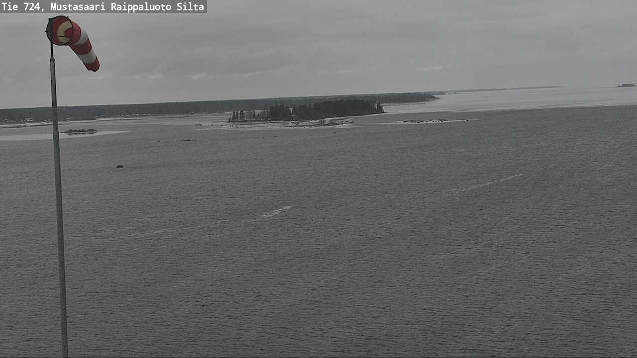 Weather Camera Image Road 724 Mustasaari, Raippaluoto, bridge, Mustasaari, Pohjanmaa