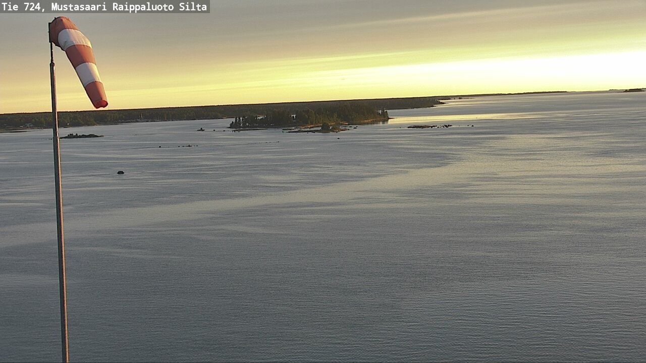Weather Camera Image Väg 724 Korsholm, Replot, bro, Mustasaari, Pohjanmaa