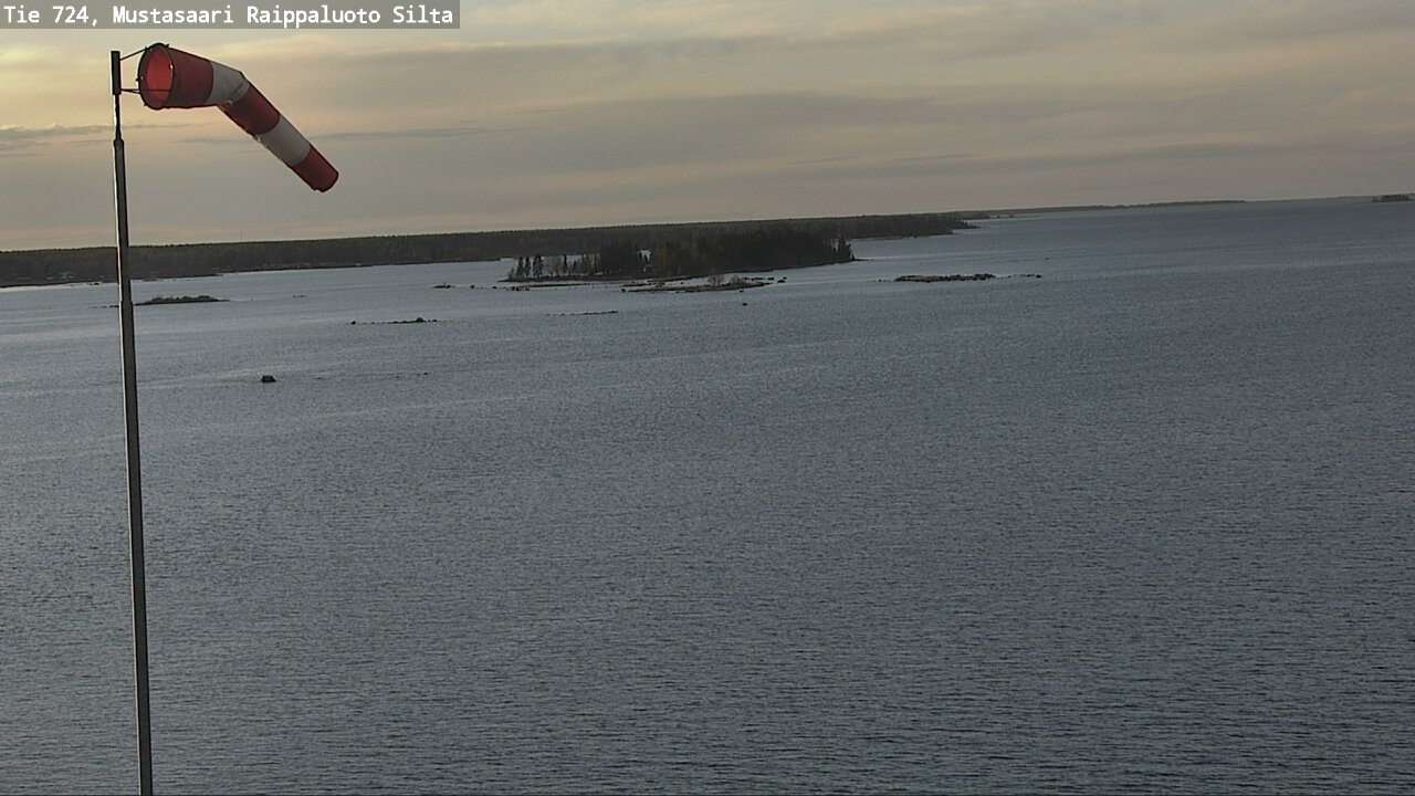 Weather Camera Image Väg 724 Korsholm, Replot, bro, Mustasaari, Pohjanmaa