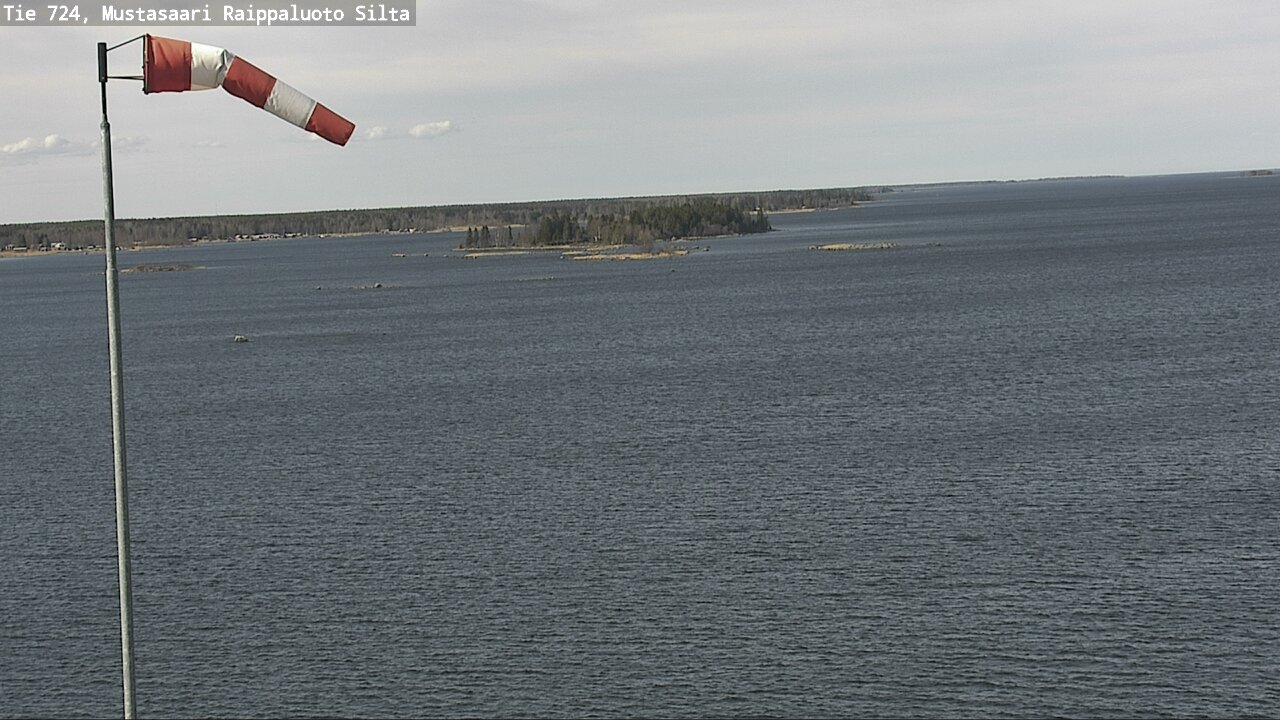 Weather Camera Image Väg 724 Korsholm, Replot, bro, Mustasaari, Pohjanmaa