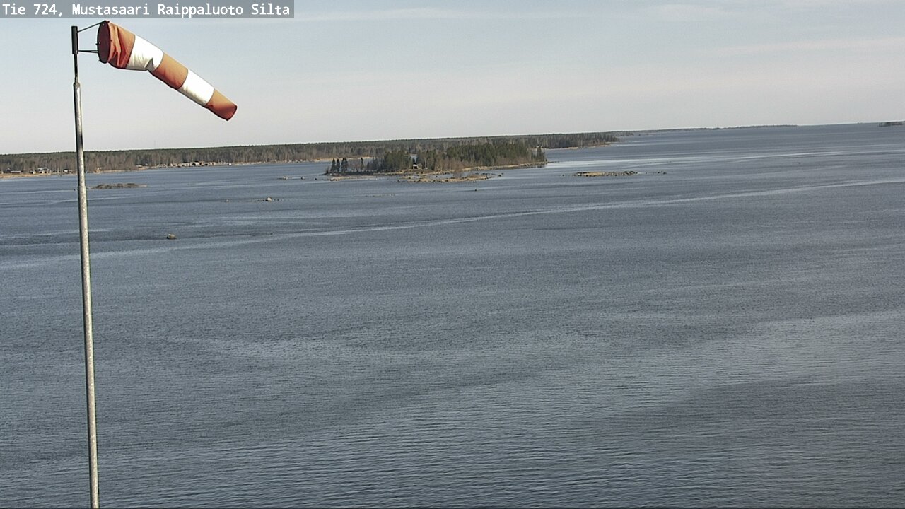 Weather Camera Image Väg 724 Korsholm, Replot, bro, Mustasaari, Pohjanmaa