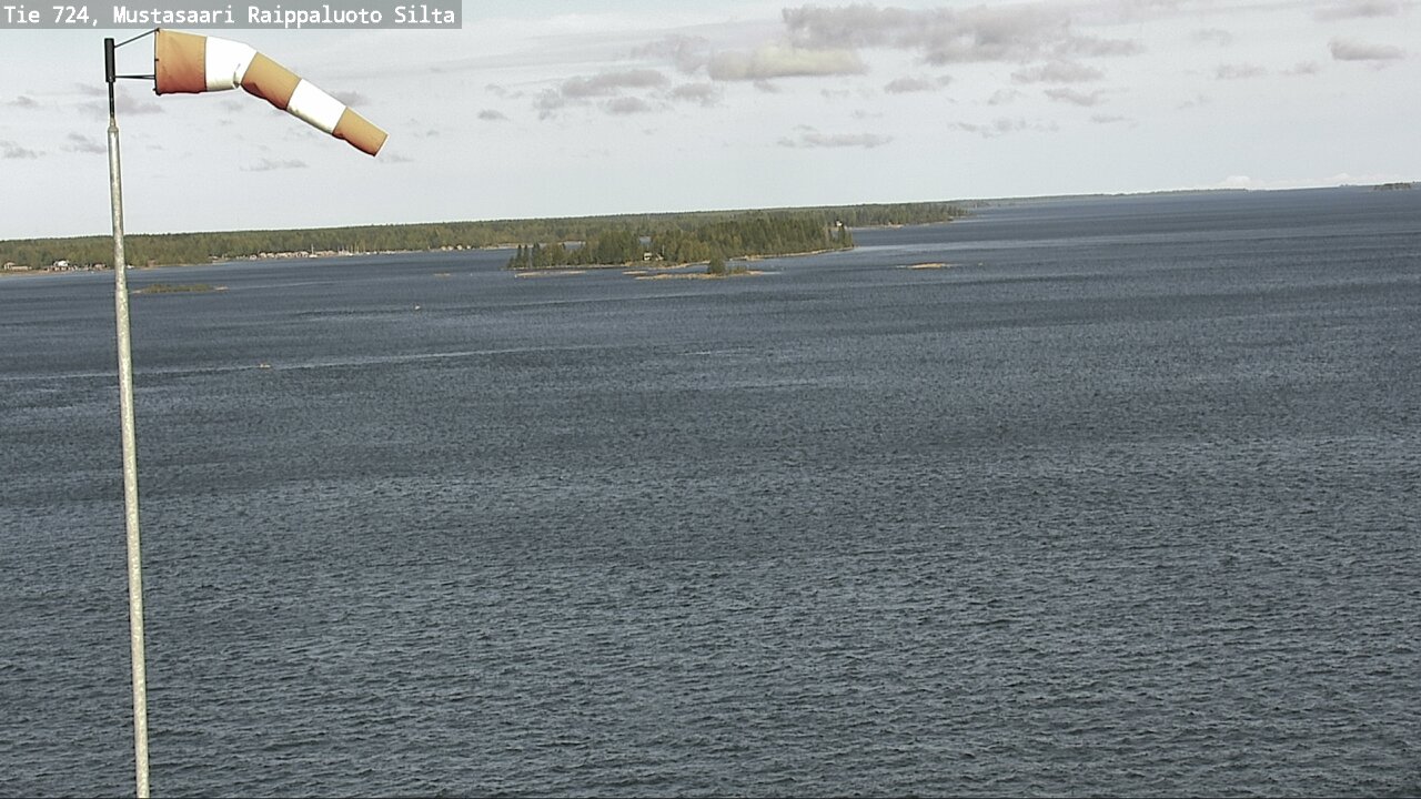 Weather Camera Image Väg 724 Korsholm, Replot, bro, Mustasaari, Pohjanmaa