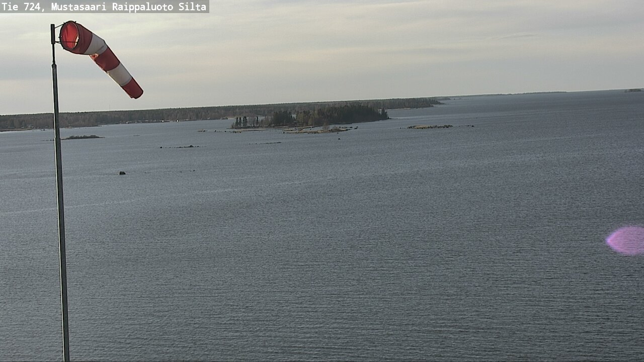 Weather Camera Image Väg 724 Korsholm, Replot, bro, Mustasaari, Pohjanmaa