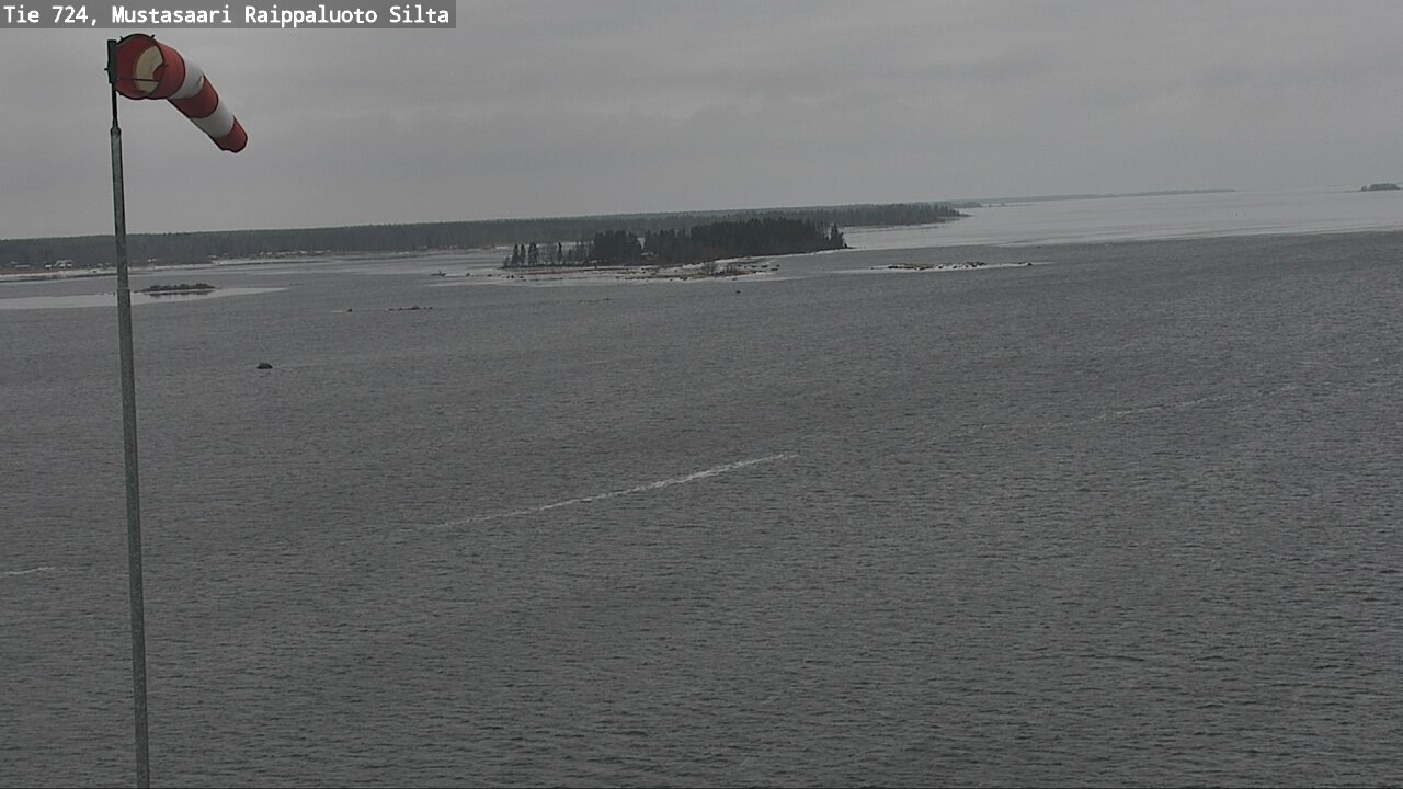 Weather Camera Image Road 724 Mustasaari, Raippaluoto, bridge, Mustasaari, Pohjanmaa