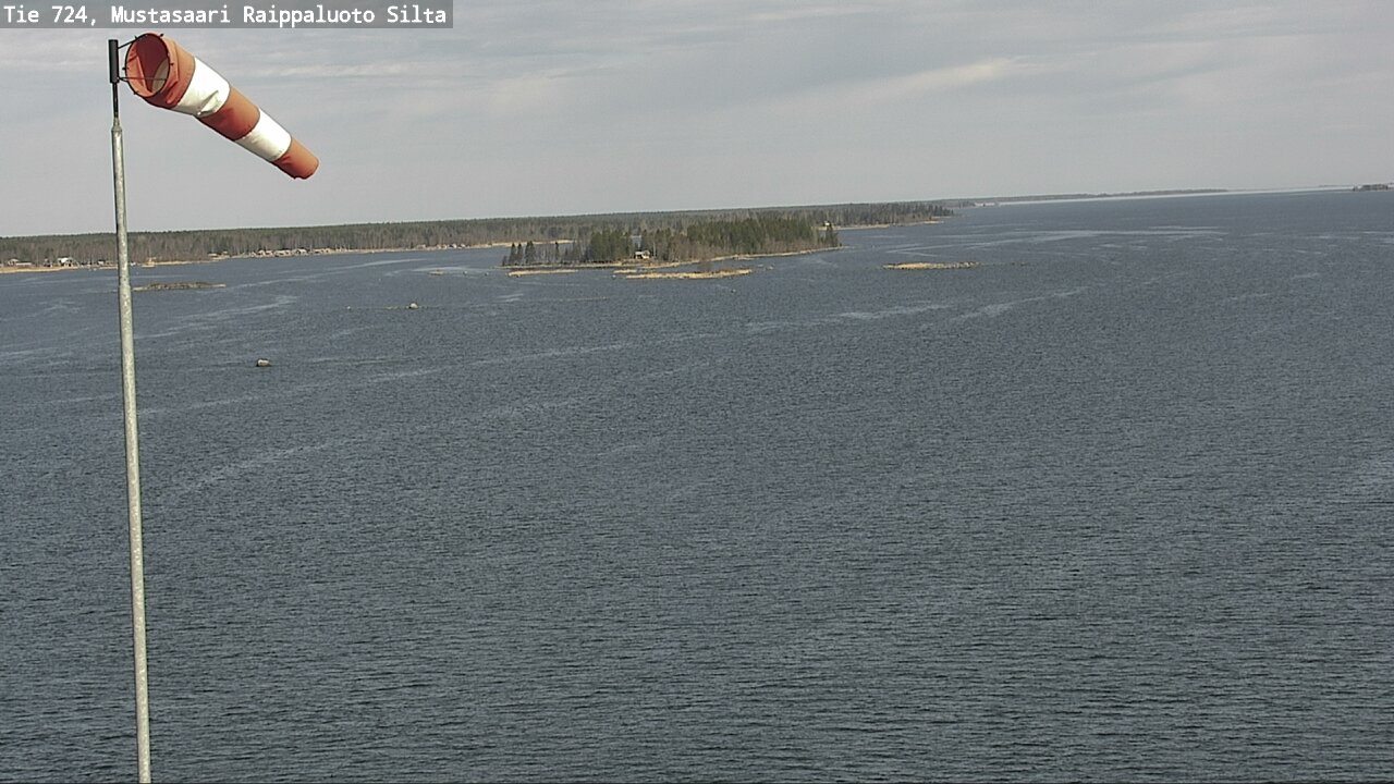 Weather Camera Image Road 724 Mustasaari, Raippaluoto, bridge, Mustasaari, Pohjanmaa