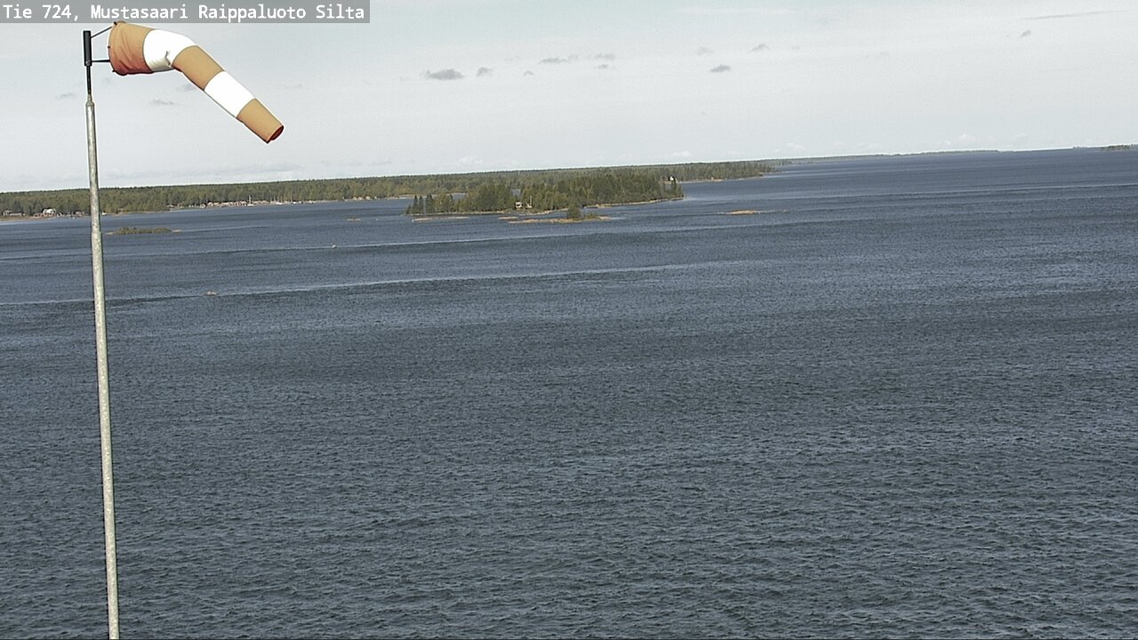 Weather Camera Image Väg 724 Korsholm, Replot, bro, Mustasaari, Pohjanmaa