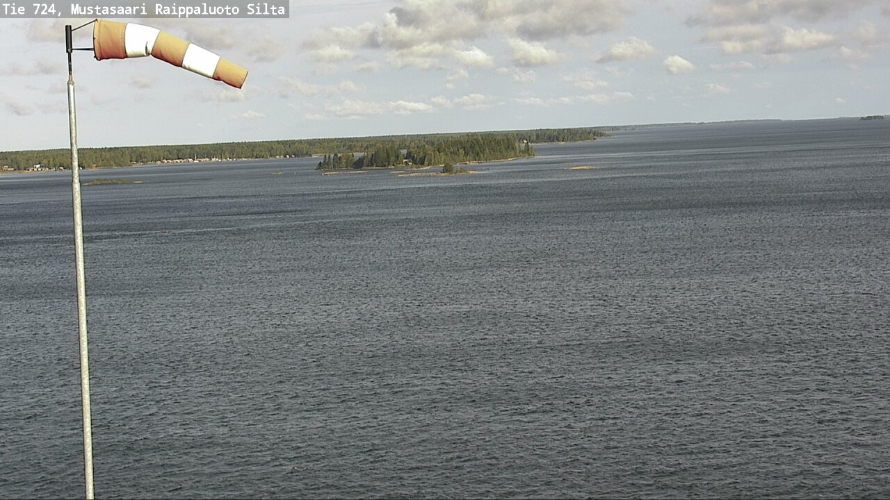 Weather Camera Image Väg 724 Korsholm, Replot, bro, Mustasaari, Pohjanmaa