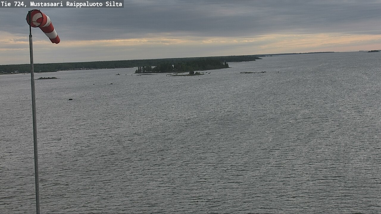 Weather Camera Image Road 724 Mustasaari, Raippaluoto, bridge, Mustasaari, Pohjanmaa