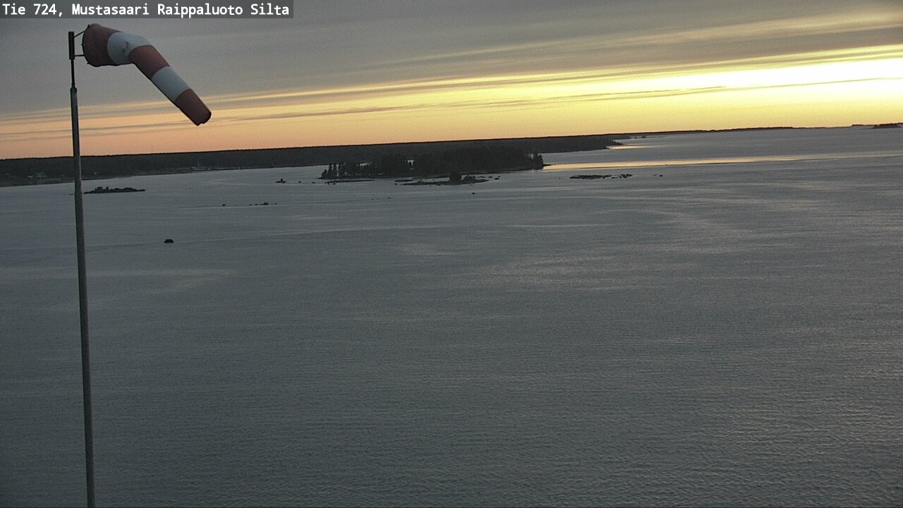 Weather Camera Image Väg 724 Korsholm, Replot, bro, Mustasaari, Pohjanmaa