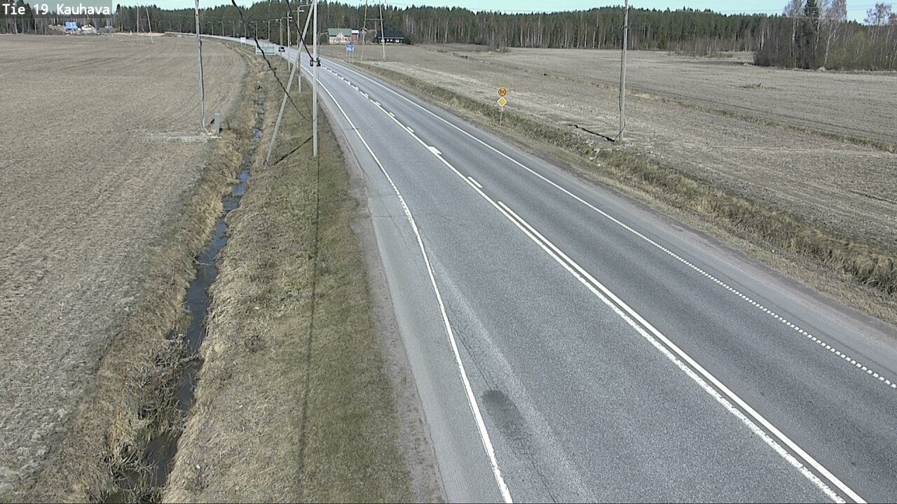 Weather Camera Image Road 19 Kauhava, Kauhava, Etelä-Pohjanmaa