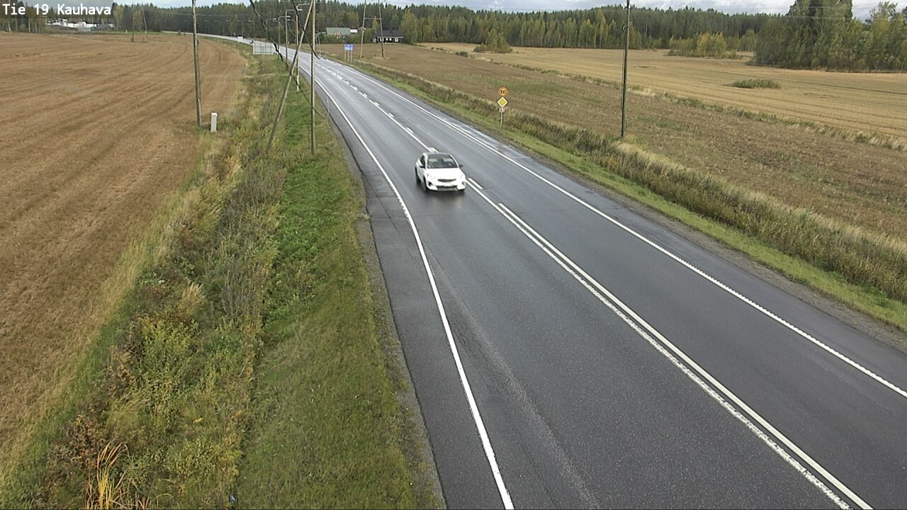 Weather Camera Image Road 19 Kauhava, Kauhava, Etelä-Pohjanmaa