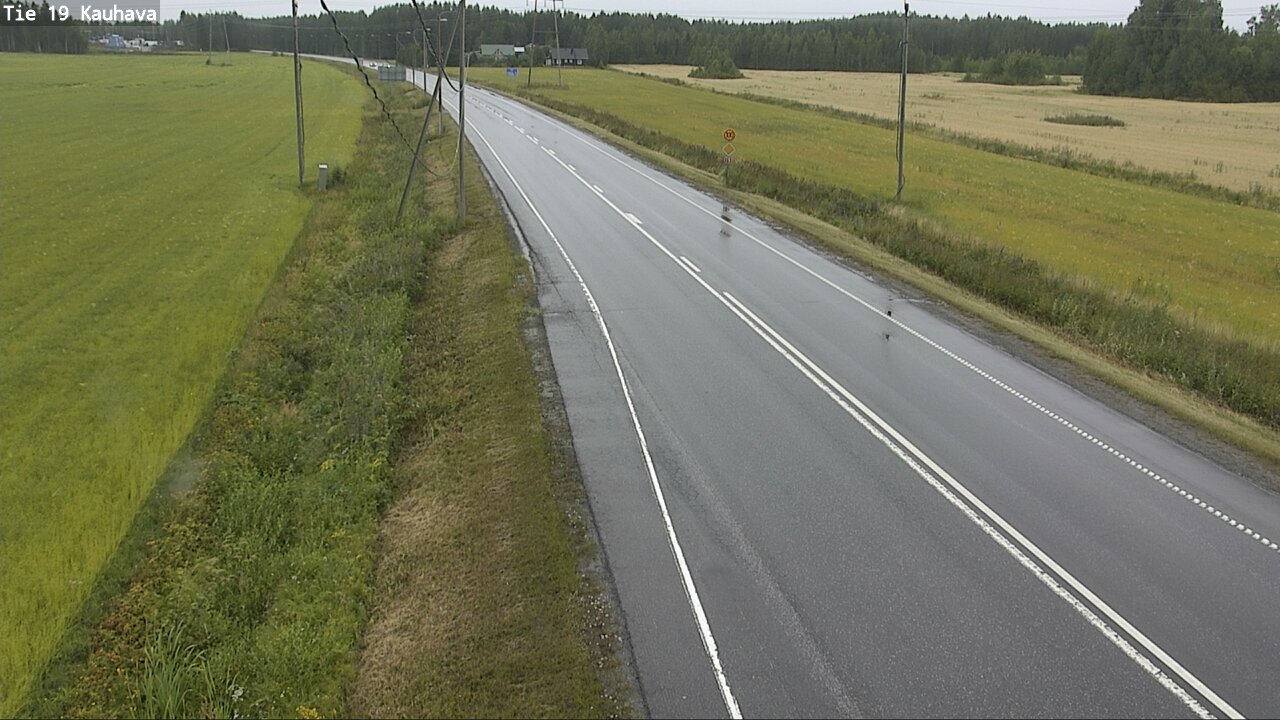 Weather Camera Image Väg 19 Kauhava, Kauhava, Etelä-Pohjanmaa