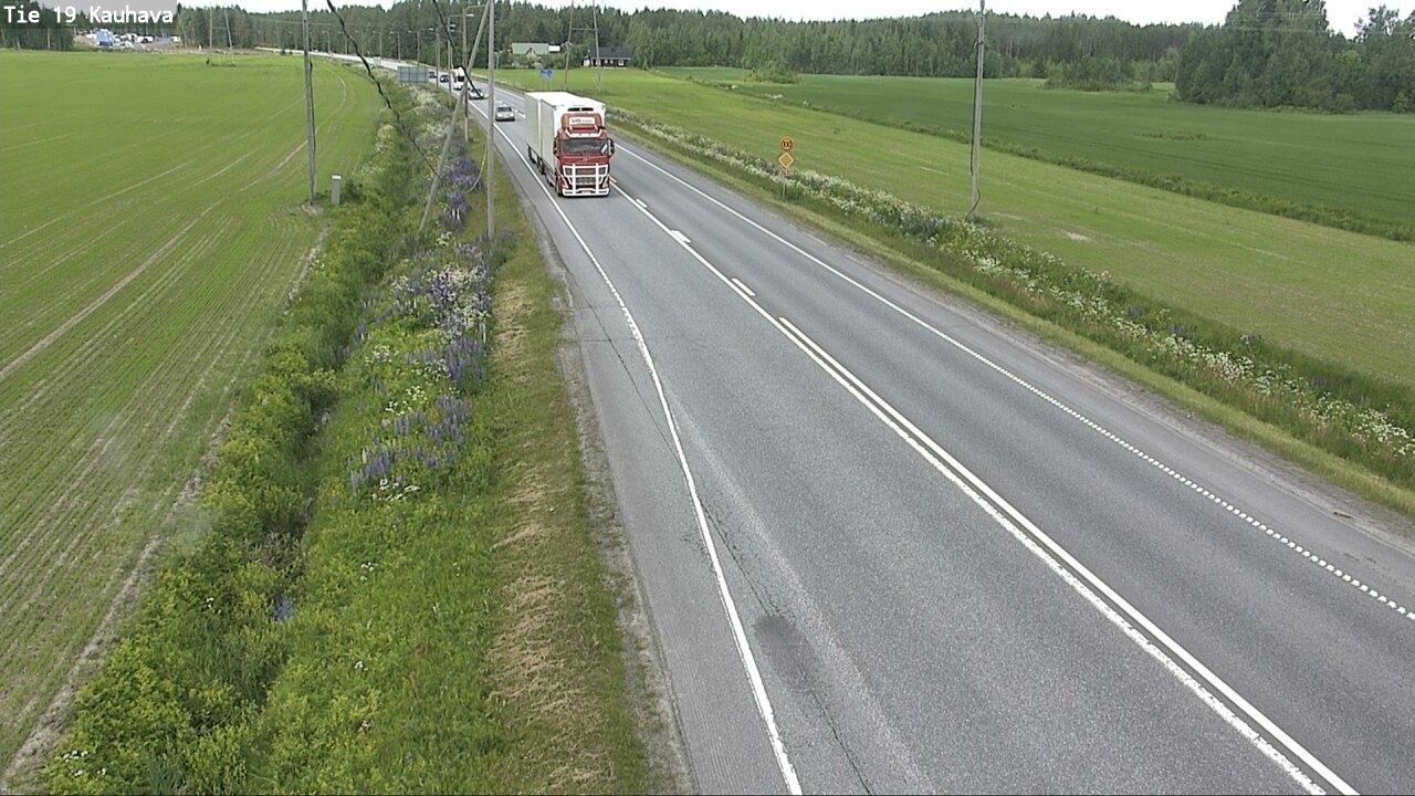 Weather Camera Image Väg 19 Kauhava, Kauhava, Etelä-Pohjanmaa