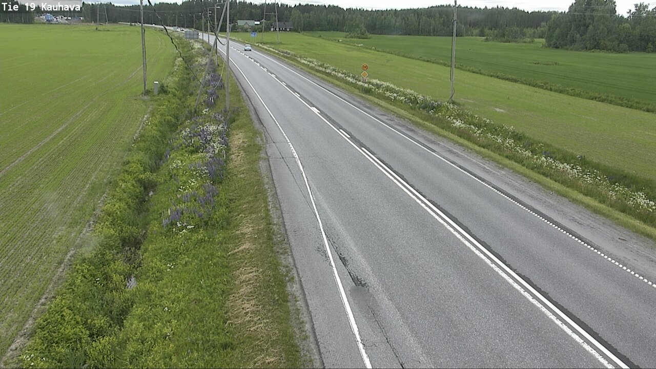 Weather Camera Image Väg 19 Kauhava, Kauhava, Etelä-Pohjanmaa