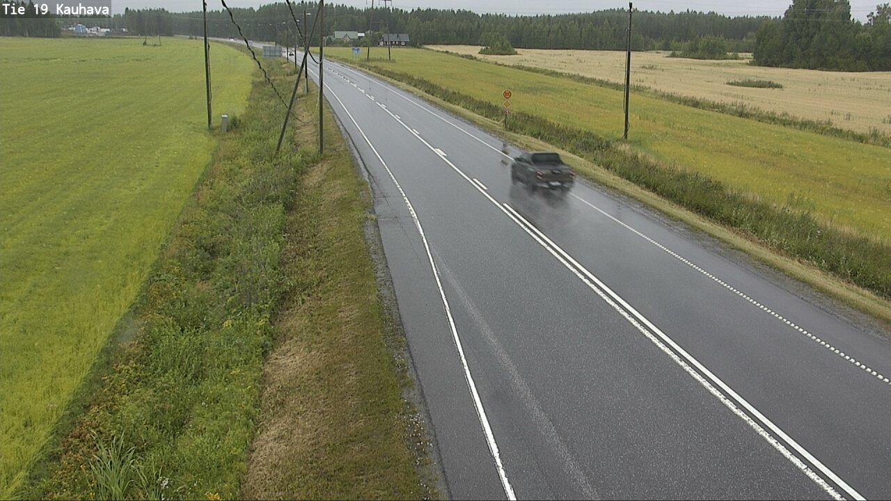 Weather Camera Image Väg 19 Kauhava, Kauhava, Etelä-Pohjanmaa