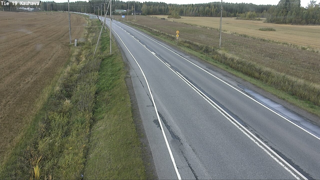 Weather Camera Image Road 19 Kauhava, Kauhava, Etelä-Pohjanmaa