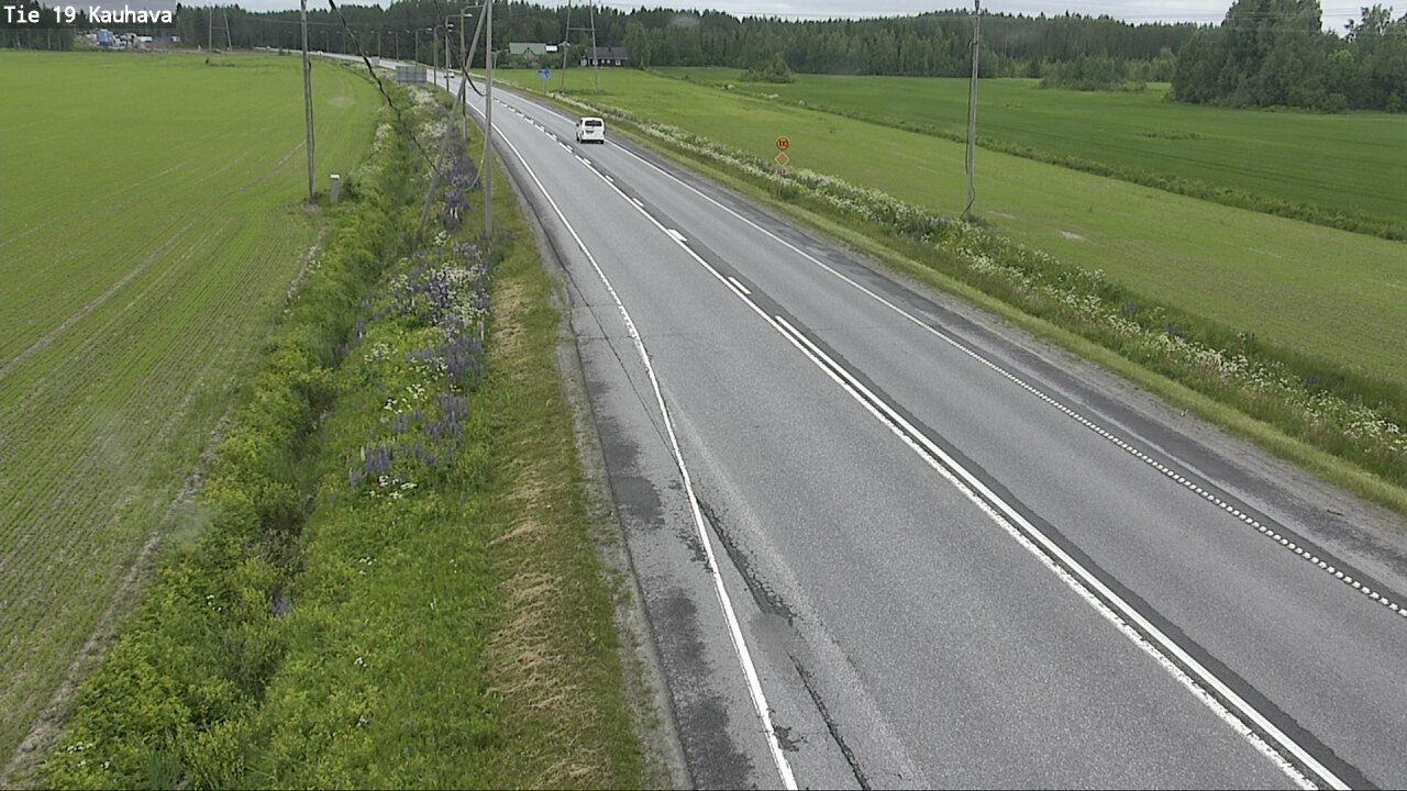 Weather Camera Image Väg 19 Kauhava, Kauhava, Etelä-Pohjanmaa