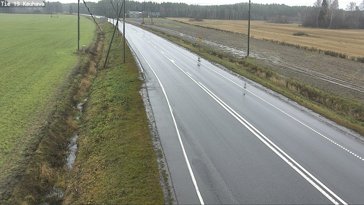 Weather Camera Image Väg 19 Kauhava, Kauhava, Etelä-Pohjanmaa