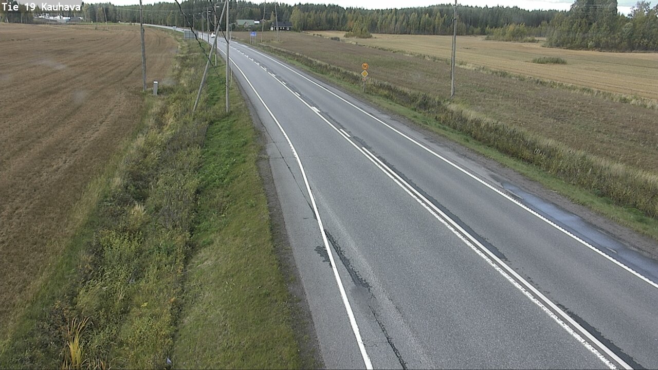 Weather Camera Image Road 19 Kauhava, Kauhava, Etelä-Pohjanmaa