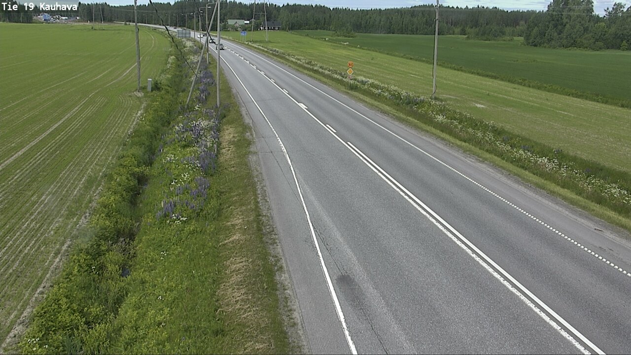 Weather Camera Image Road 19 Kauhava, Kauhava, Etelä-Pohjanmaa