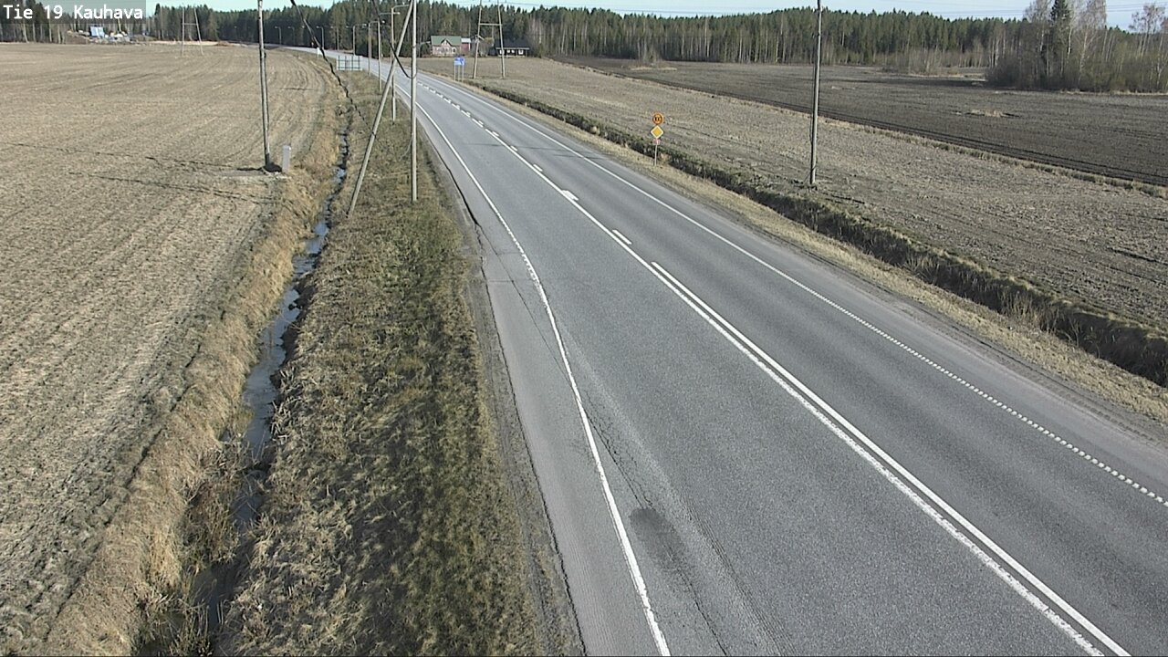 Weather Camera Image Road 19 Kauhava, Kauhava, Etelä-Pohjanmaa