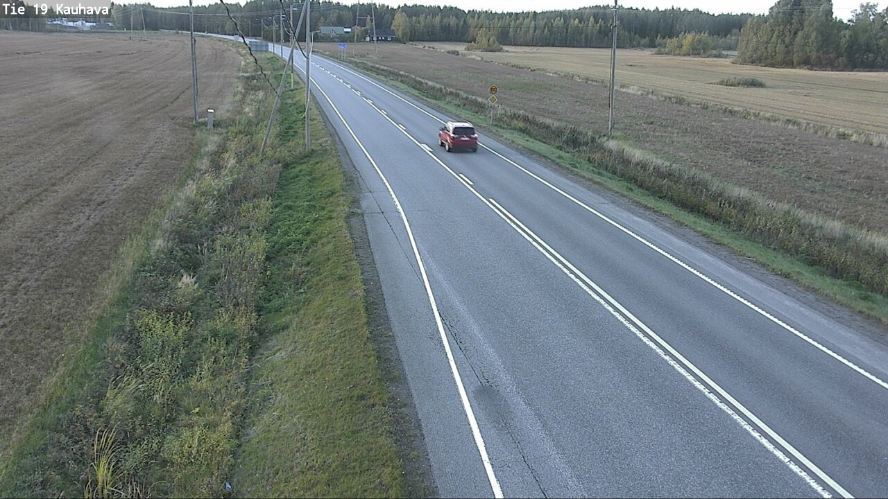Weather Camera Image Road 19 Kauhava, Kauhava, Etelä-Pohjanmaa
