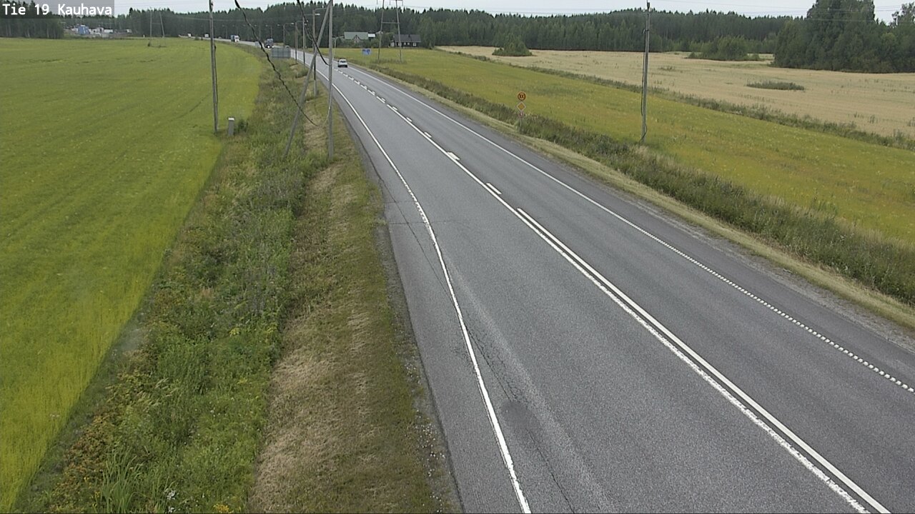 Weather Camera Image Väg 19 Kauhava, Kauhava, Etelä-Pohjanmaa